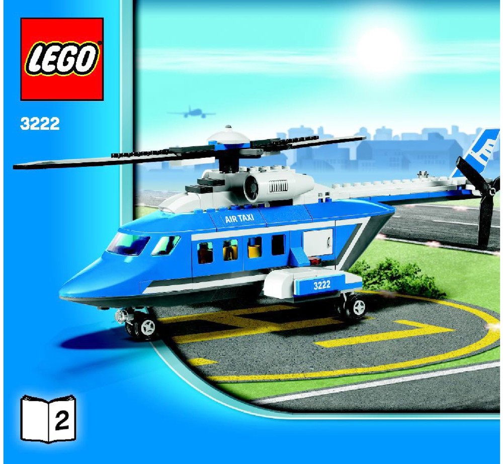 instructions for lego 3222 helicopter and limousine