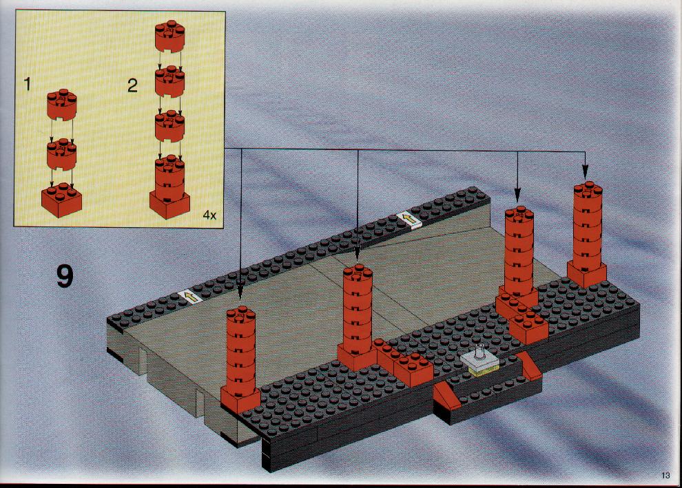 LEGO Train Station Instructions 4556, Trains