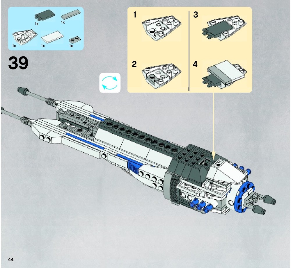 lego clone fighter instructions