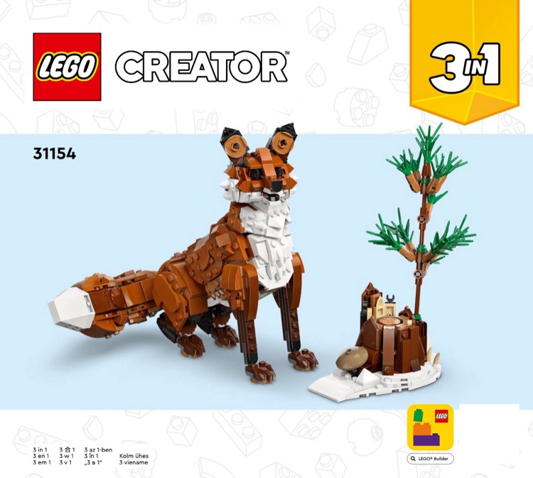 LEGO 31154 Forest Animals: Red Fox