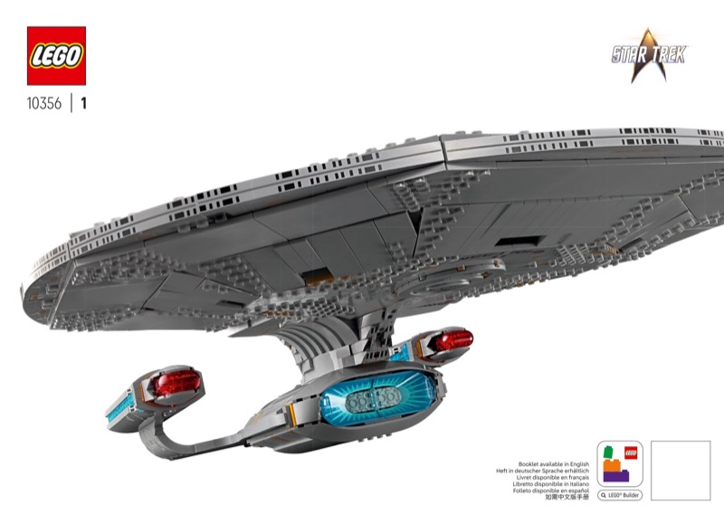LEGO 10356 Star Trek: U.S.S. Enterprise NCC-1701-D